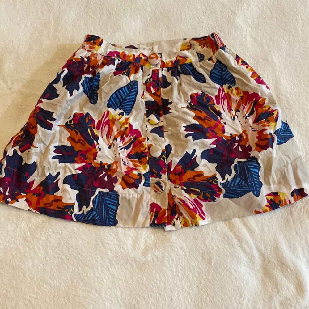 Fossil floral mini skirt